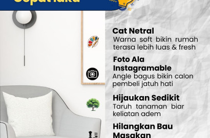 ✨ Mau rumah cepat laku terjual? Jangan cuma pasang iklan, tapi juga siapkan rumah biar makin menarik di mata calon pembeli 🏡