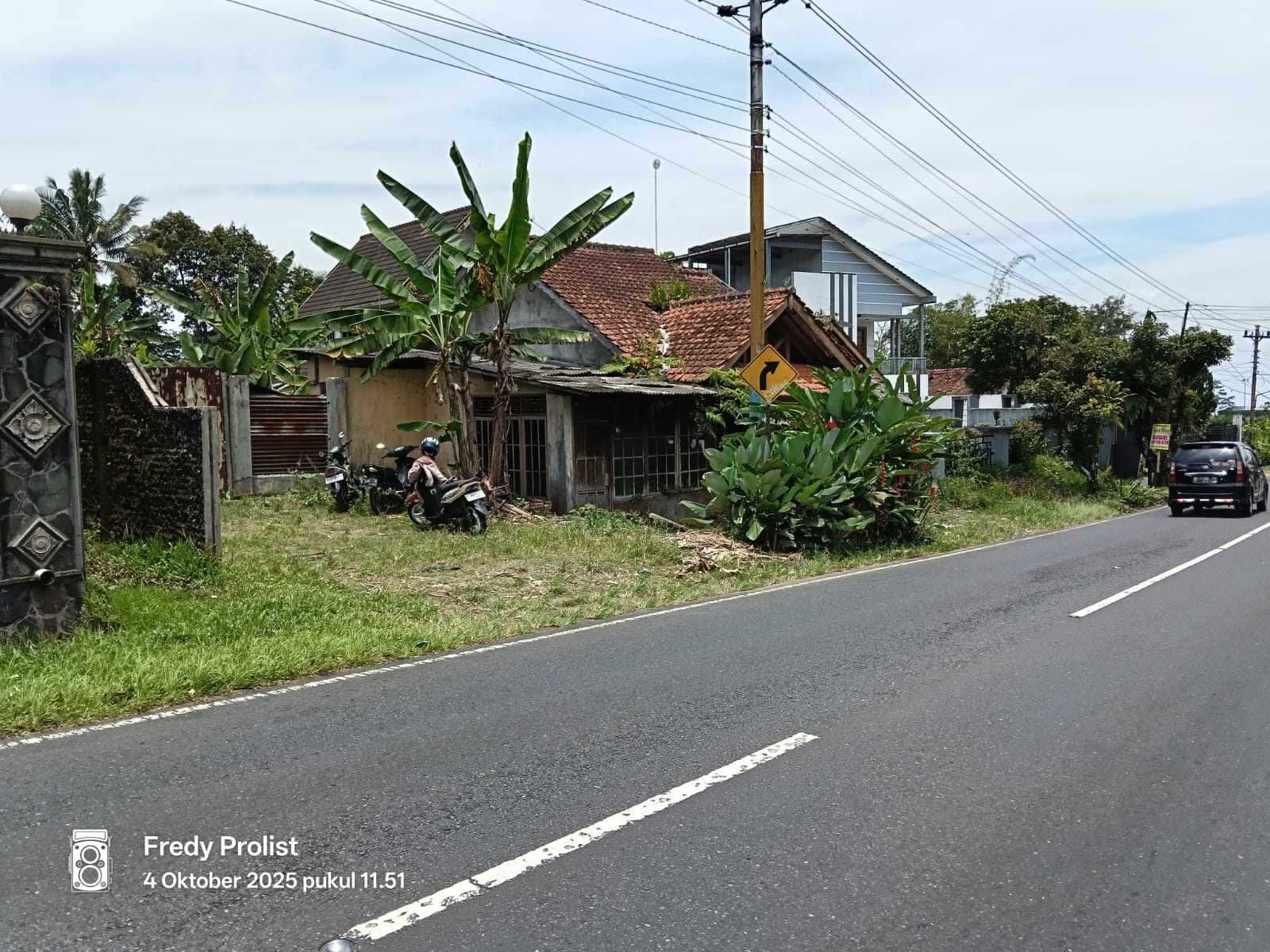 Dijual Tanah Pinggir Jalan Raya Baturraden Dekat Berbagai Tujuan Wisata