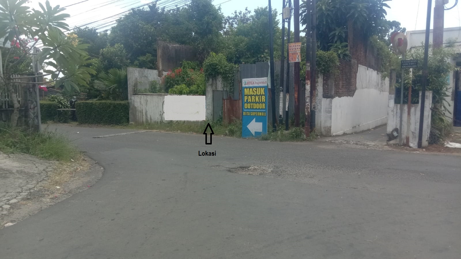 Dijual tanah belakang Rita Mall Purwokerto