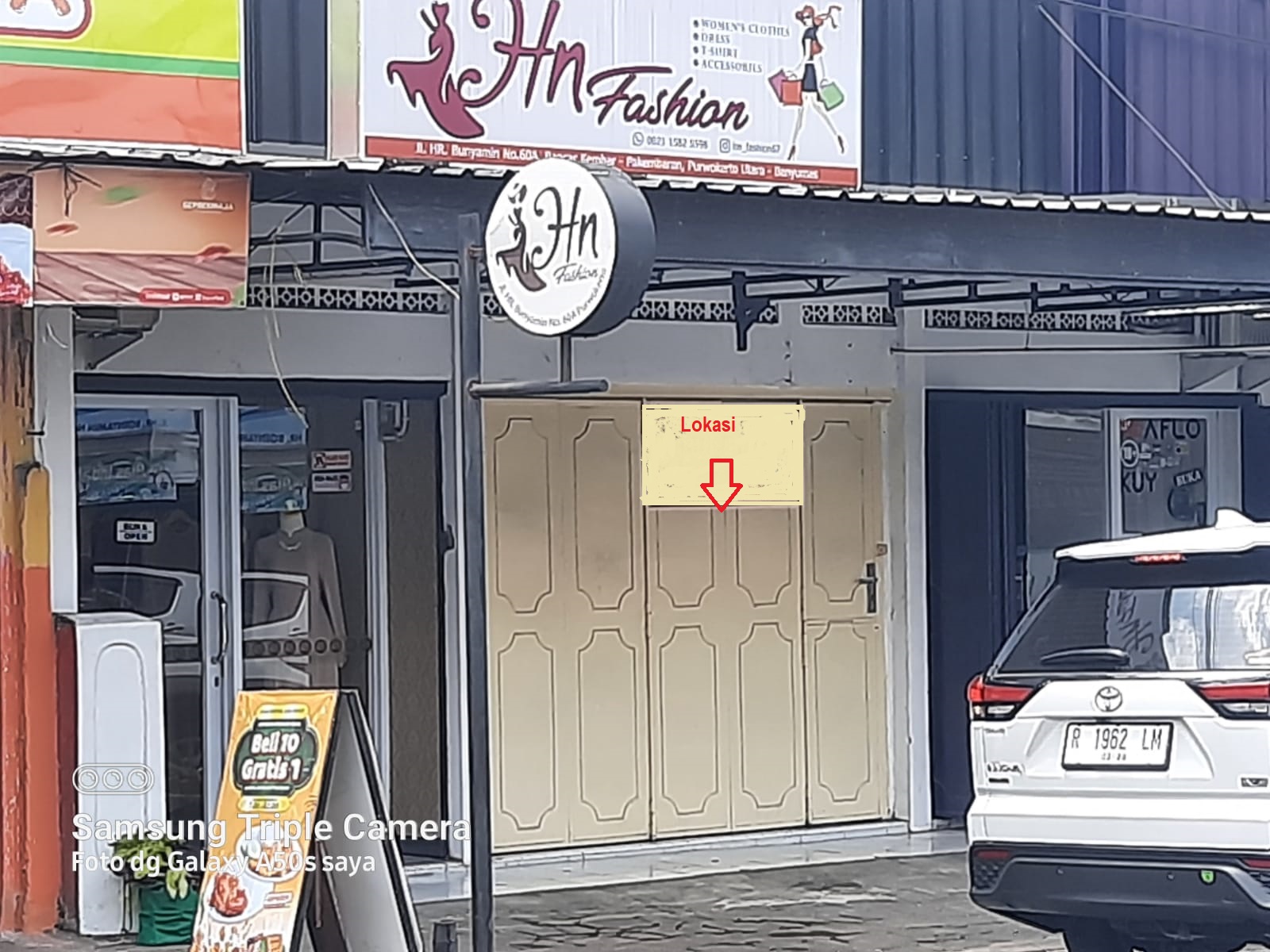 Disewakan Kios 1 Lantai 2 Menit Unsoed