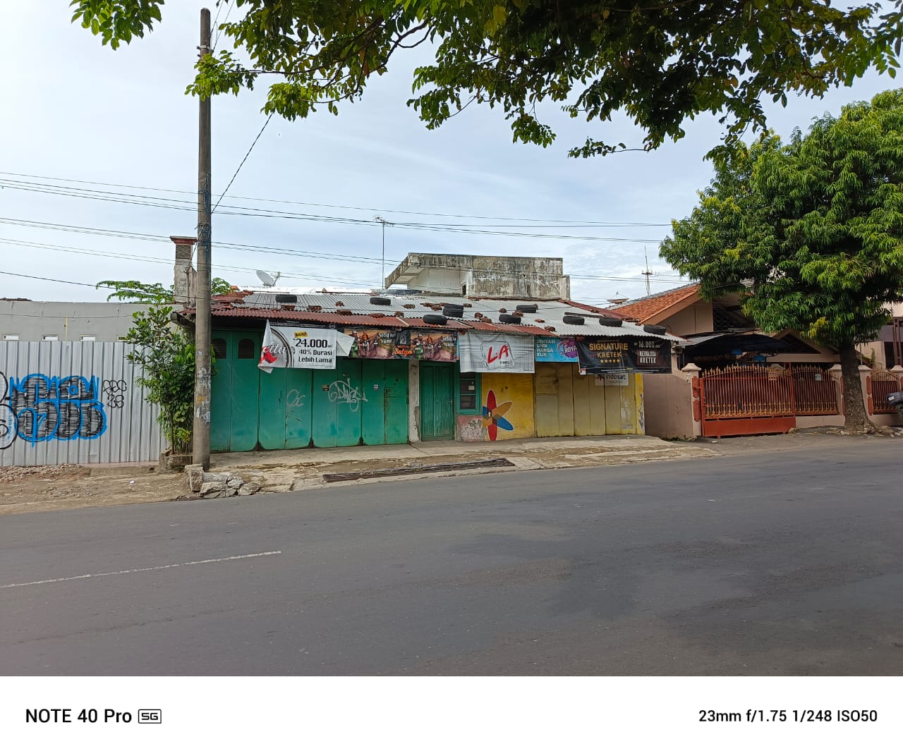 Dijual Tanah Jalan Utama Purwokerto Bonus Bangunan Tua+Kios