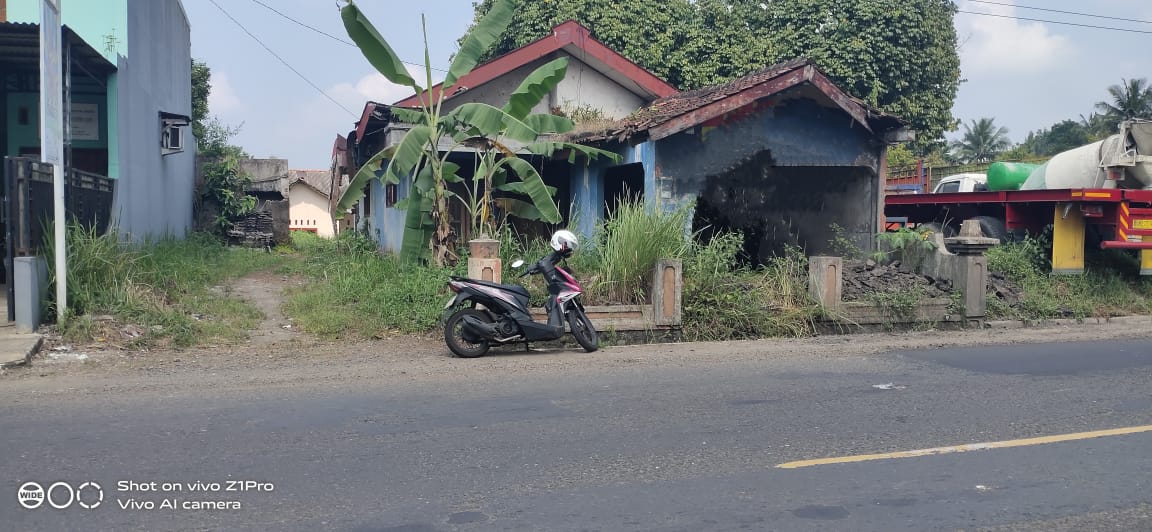 Tanah Murah Bonus Bangunan Strategis Pinggir Jalan Raya Propinsi