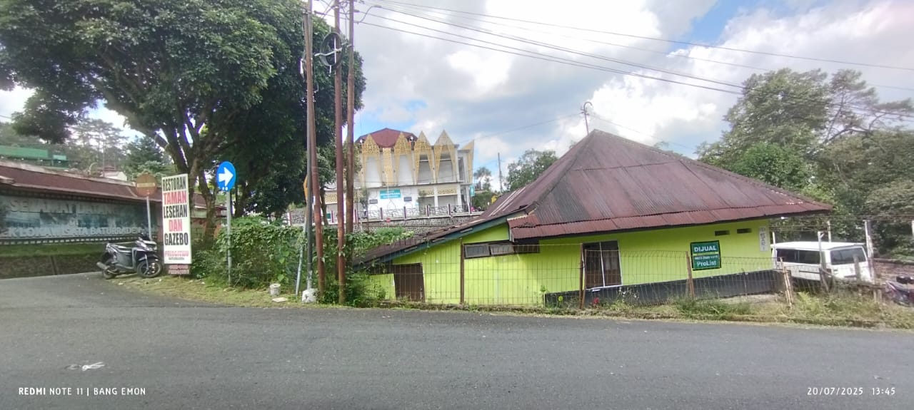 TANAH BANGUNAN EX VILLA, SELANGKAH LOKAWISATA BATURRADEN