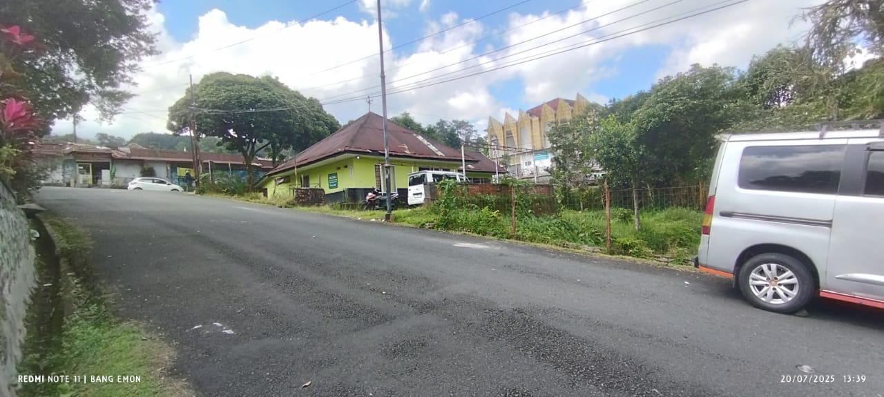 TANAH BANGUNAN EX VILLA, SELANGKAH LOKAWISATA BATURRADEN