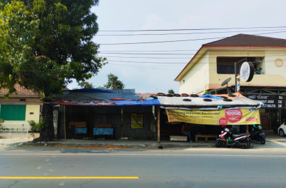 Dijual Tanah Pinggir Jalan Raya 4 Menit ke Pasar sokaraja - Pangkalan Ojek