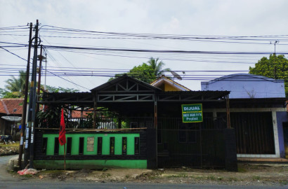 Dijual Tanah Bonus Rumah Pinggir Jl Raya Bojongsari Purbalingga - JL Bojongsari Purbalingga (dekat indomaret)