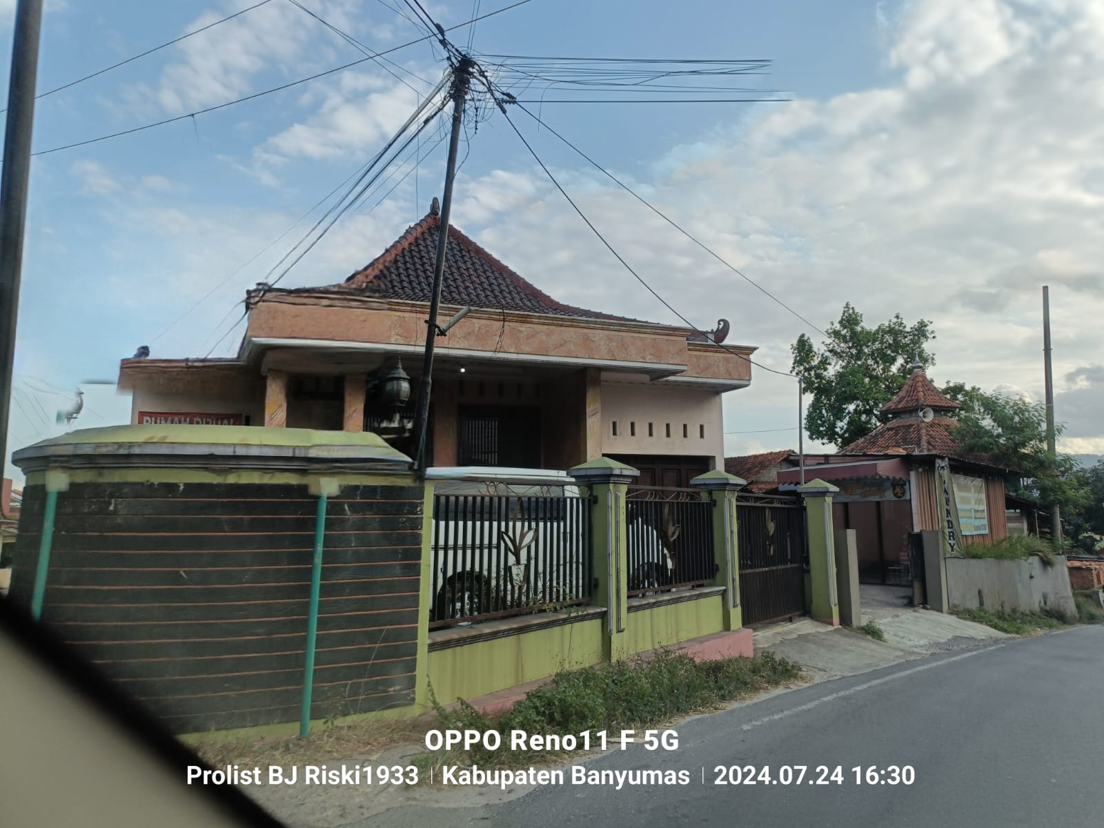 Di Jual Rumah Di Pinggir Jalan Provinsi Ajibarang - Wangon