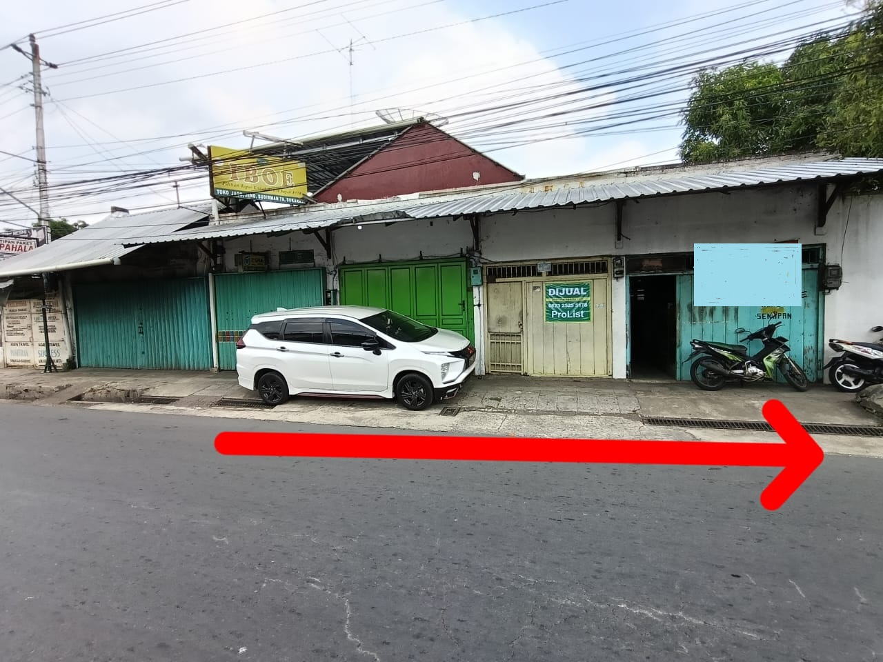 Dijual Tanah Bentuk Ngantong Bonus Bangunan Pinggir Jalan Raya Utama Sokaraja