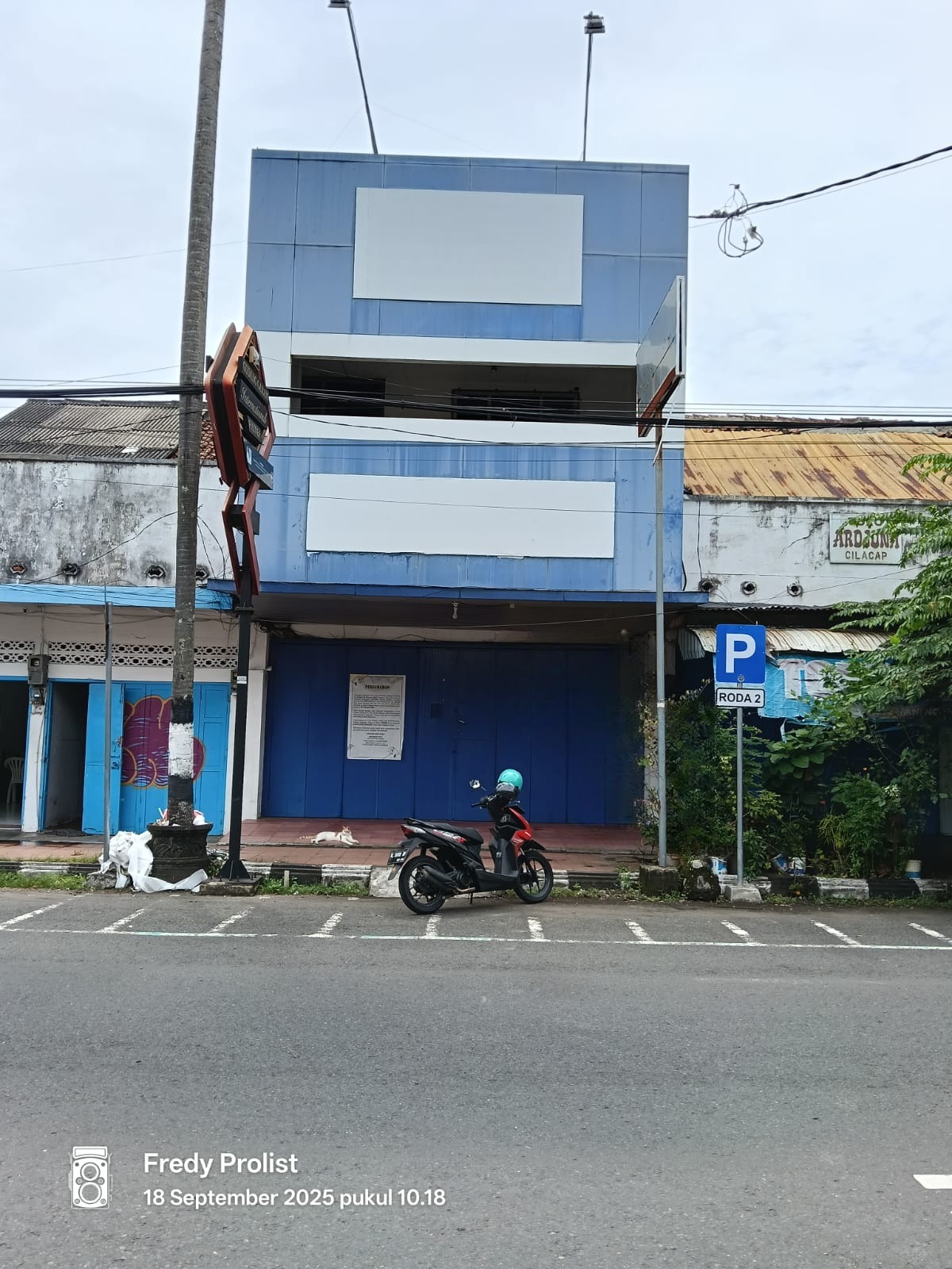 Dijual Ruko Strategis Dekat Supermarket Hanya 2 Menit Dari Alun-Alun Cilacap