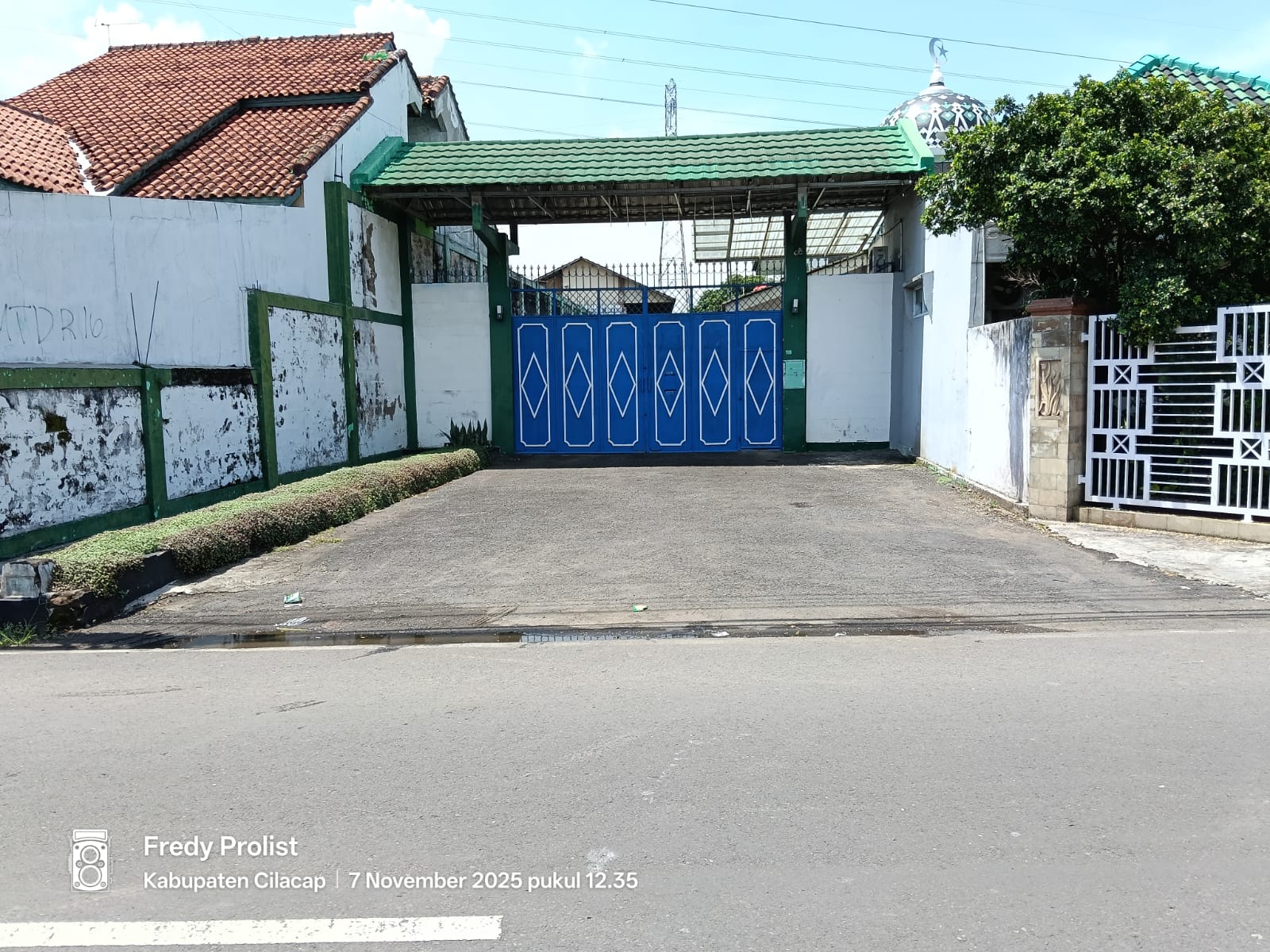 Dijual Tanah Luas Ada Gudang Cocok Untuk Area Pergudangan Di Cilacap Utara