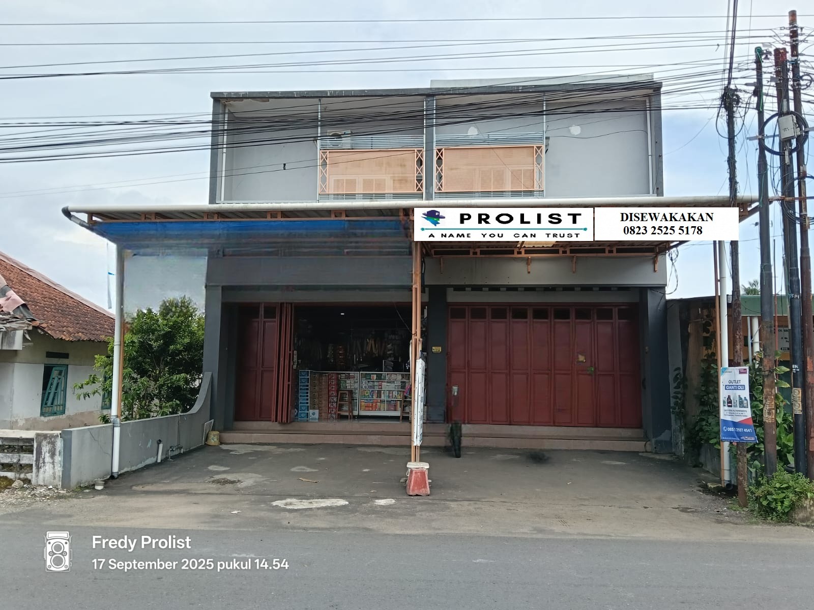 Ruko Disewakan Cocok Untuk Usaha Retail Atau Kantoran Di Purwokerto Selatan