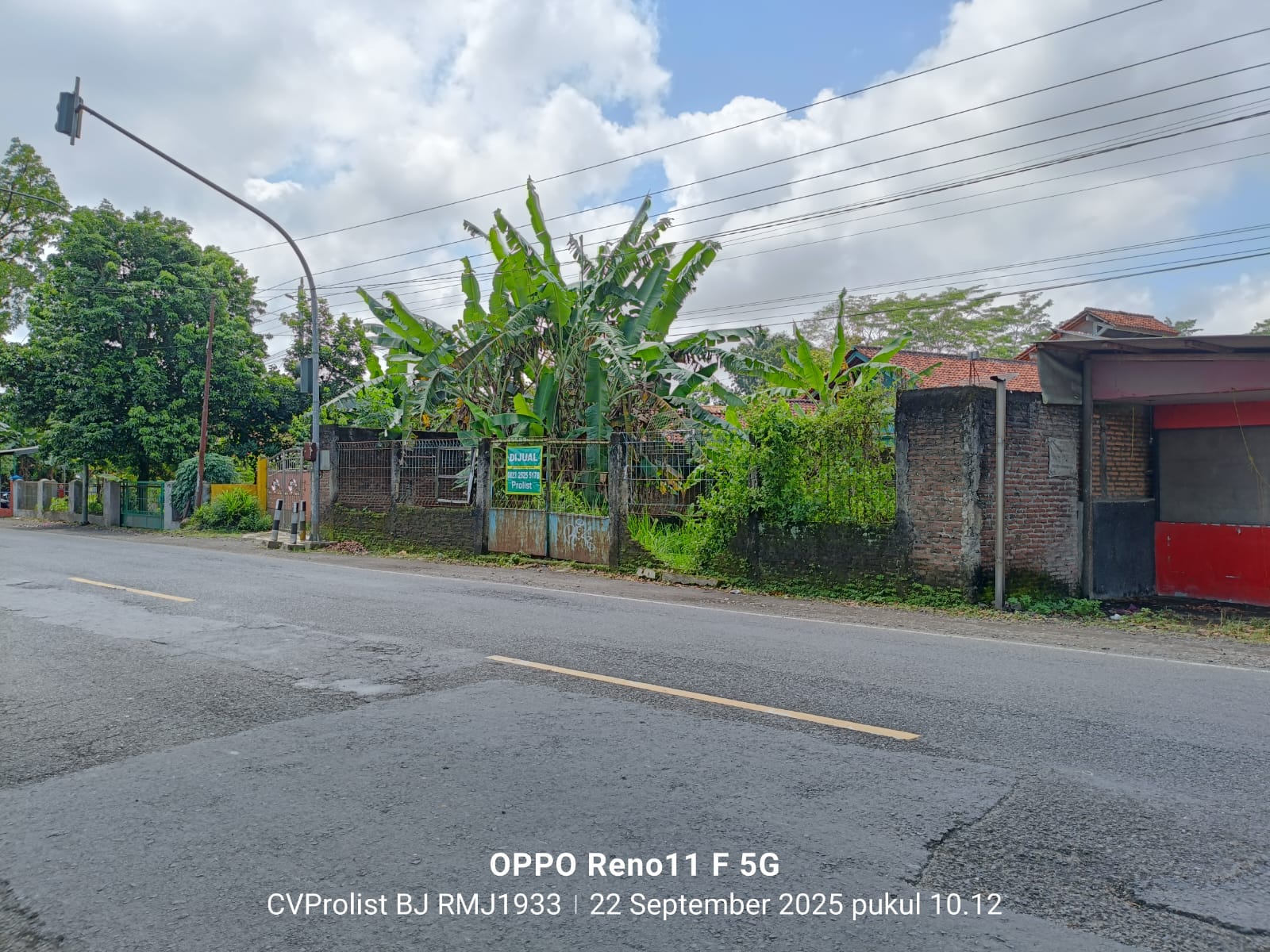 Dijual Tanah Strategis, Akses Jalan Provinsi 1 Langkah ke SMPN 3 Ajibarang