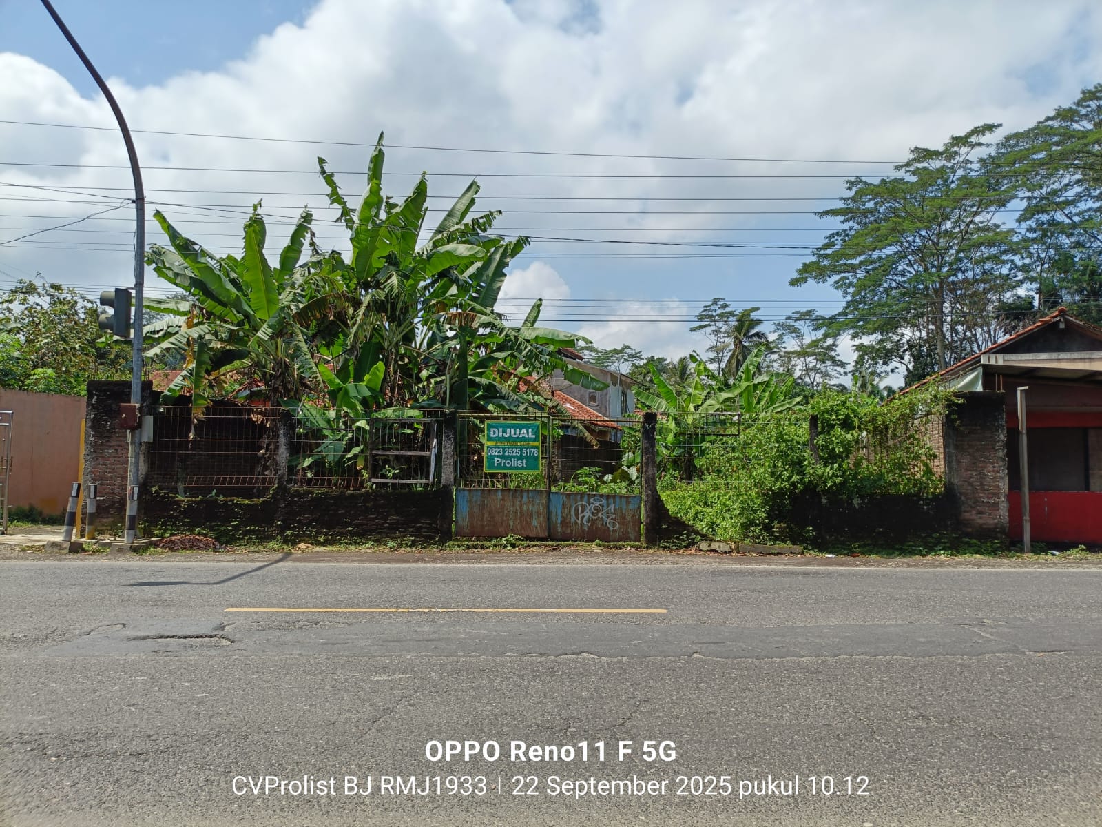 Dijual Tanah Strategis, Akses Jalan Provinsi 1 Langkah ke SMPN 3 Ajibarang