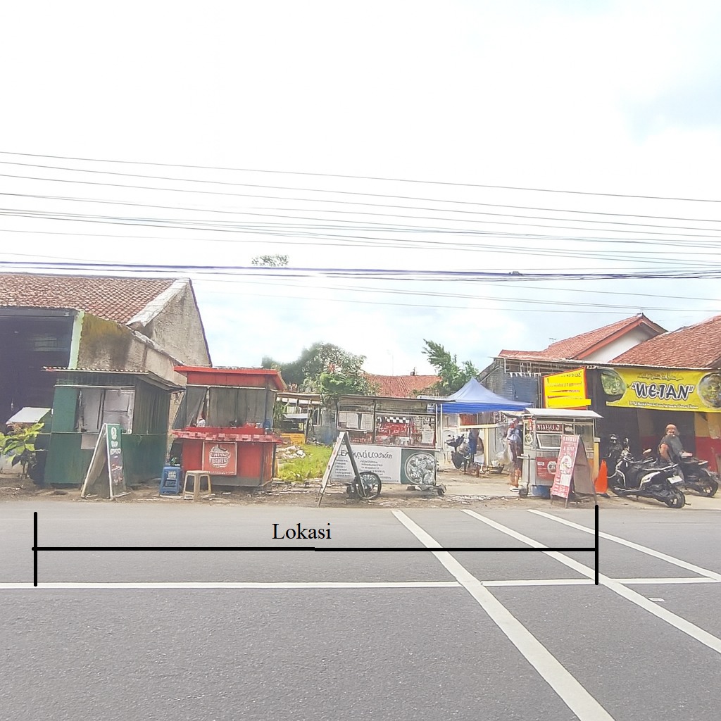 Dijual cepat tanah kosong depan lapangan karangklesem