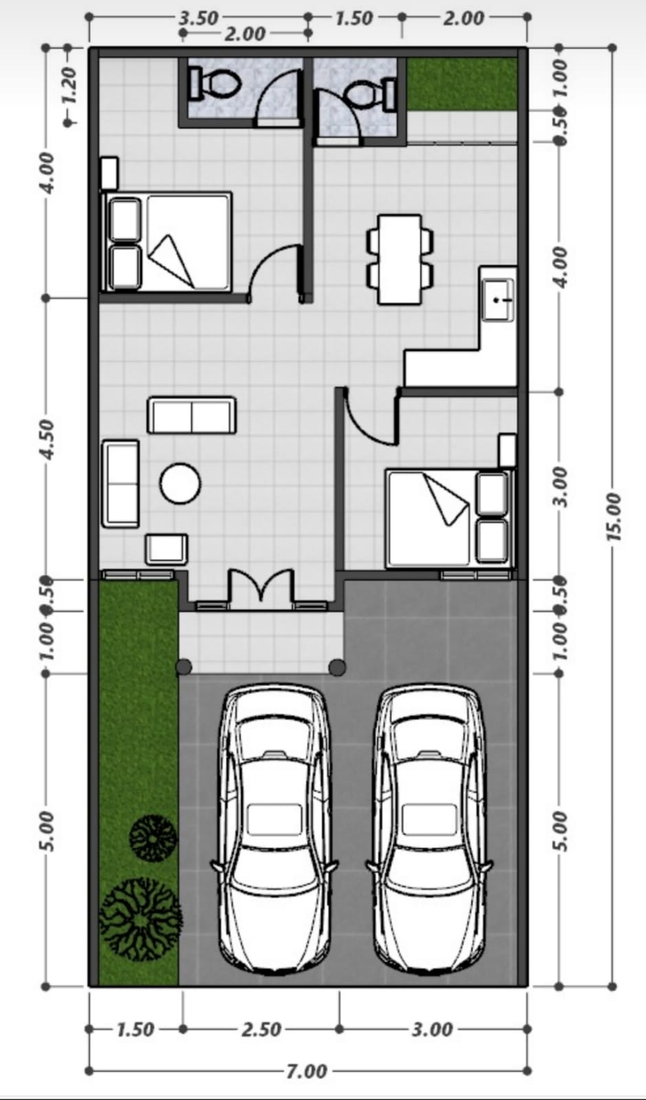 Rumah Minimalis Harga Menarik 2 Menit Ke UNSUD