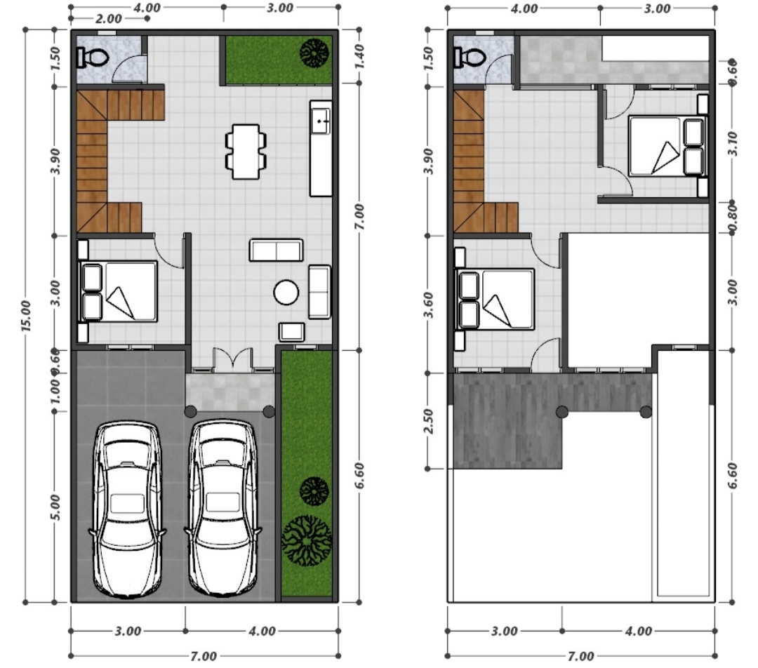 Rumah Minimalis 2 Lantai Harga Menarik 2 Menit Ke UNSUD