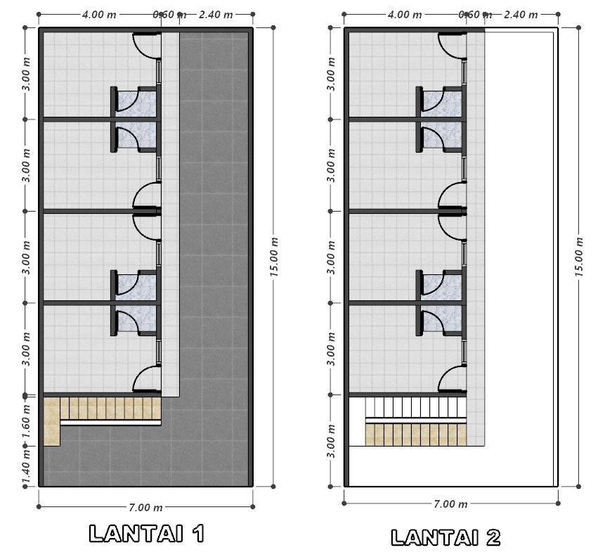 Rumah Kos Minimalis 2 Lantai  Harga Menarik 500meter ke UNSUD-Grendeng