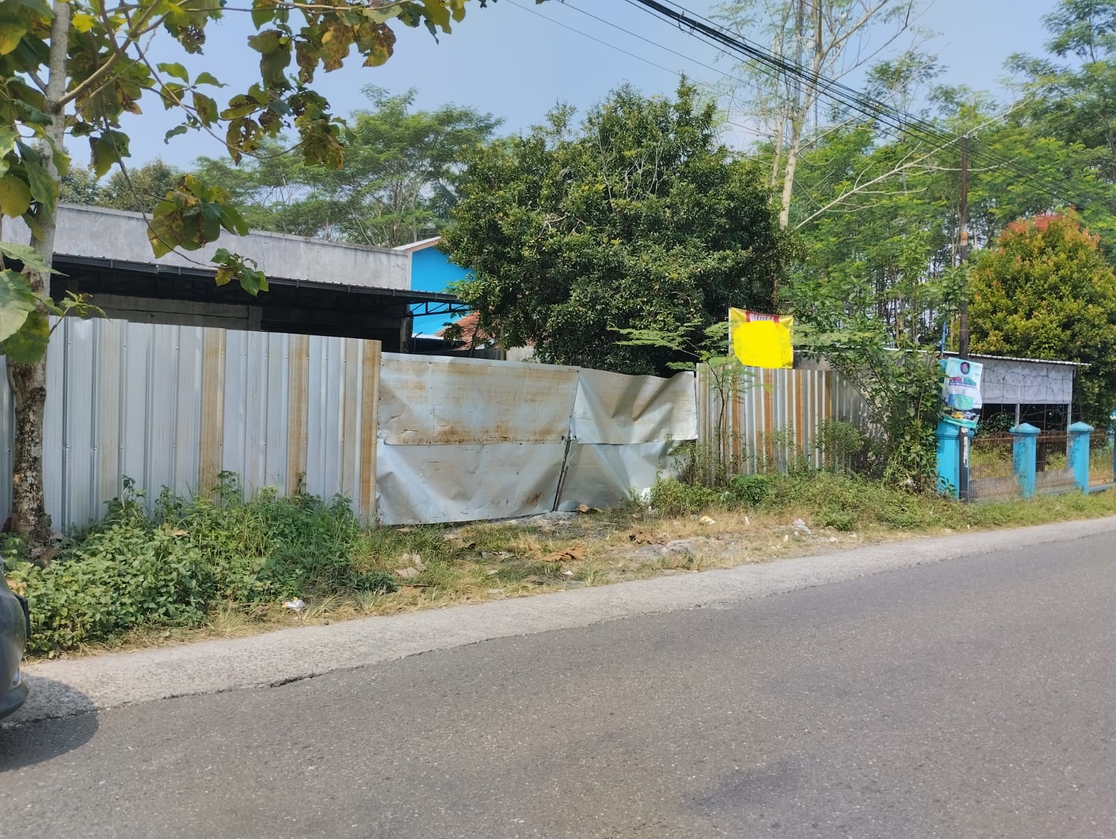 Dijual Tanah Strategis pinggir jalan 8 Menit ke UMP - Sumbang