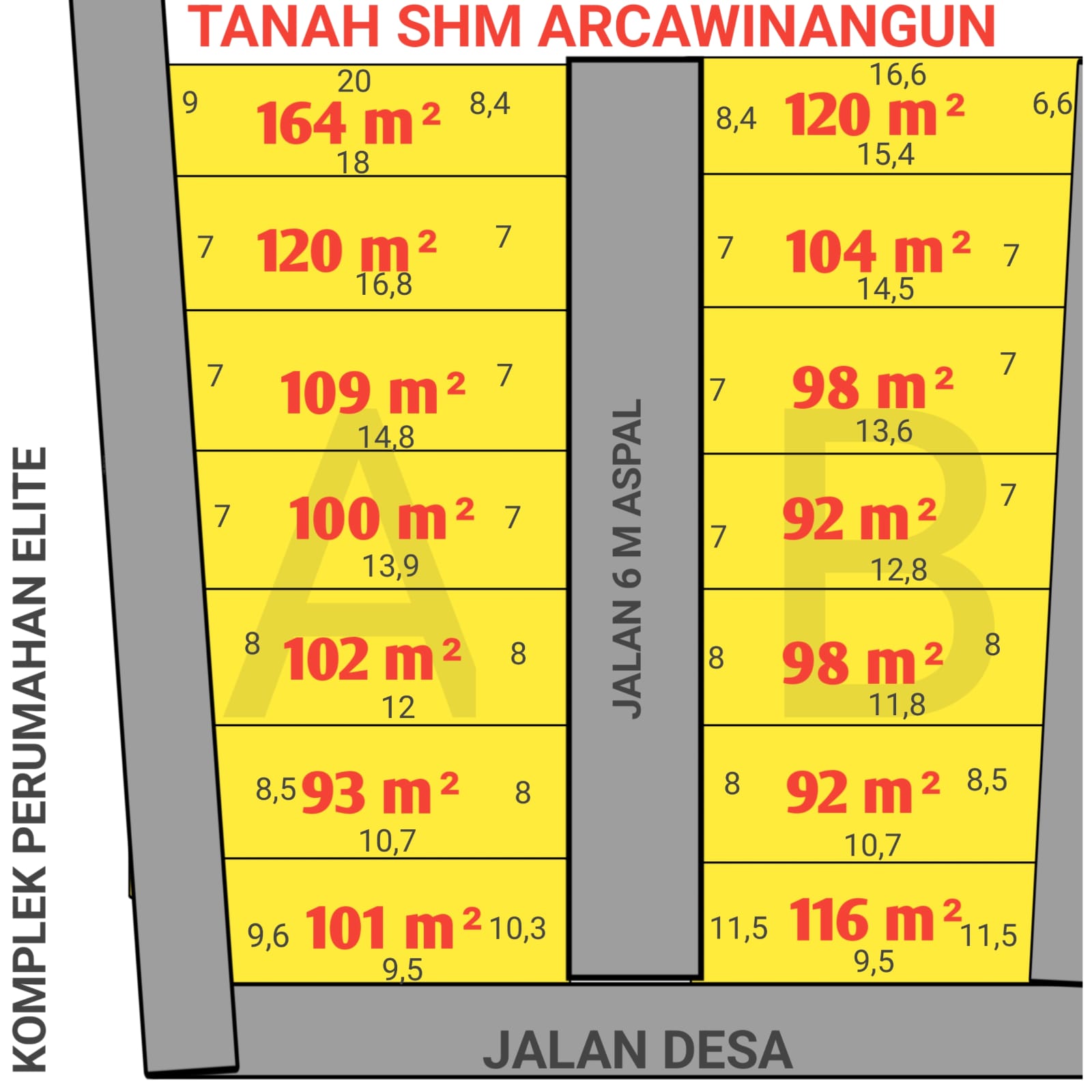 Tanah Kavling Murah Terbatas Dekat Kampus UNSUD dan UMP -Arcawinangun