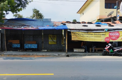 Dijual Tanah Pinggir Jalan Raya 4 Menit ke Pasar sokaraja