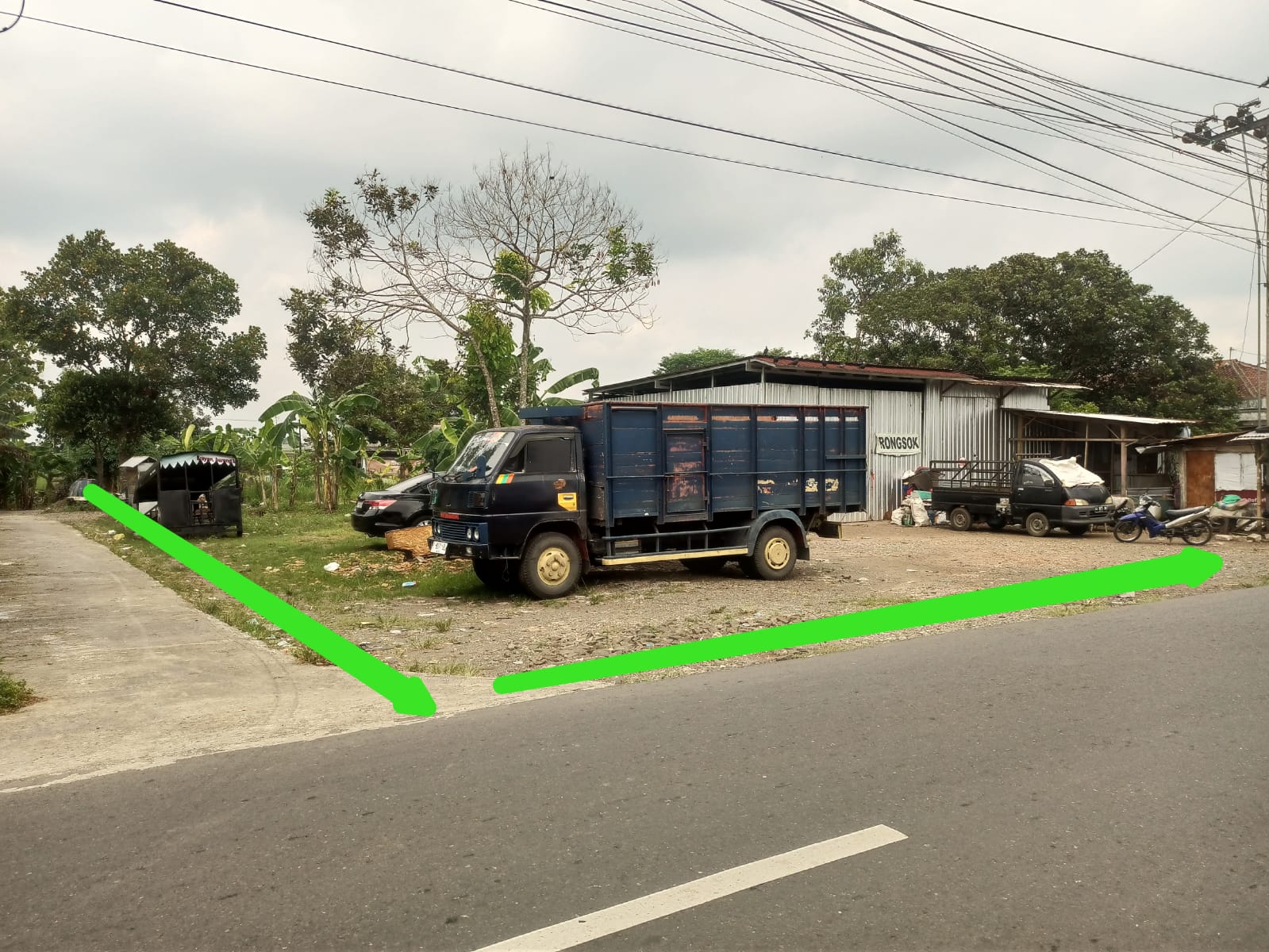 Dijual Tanah Kosong Kering Pinggir Kota Purwokerto -Pliken Kembaran