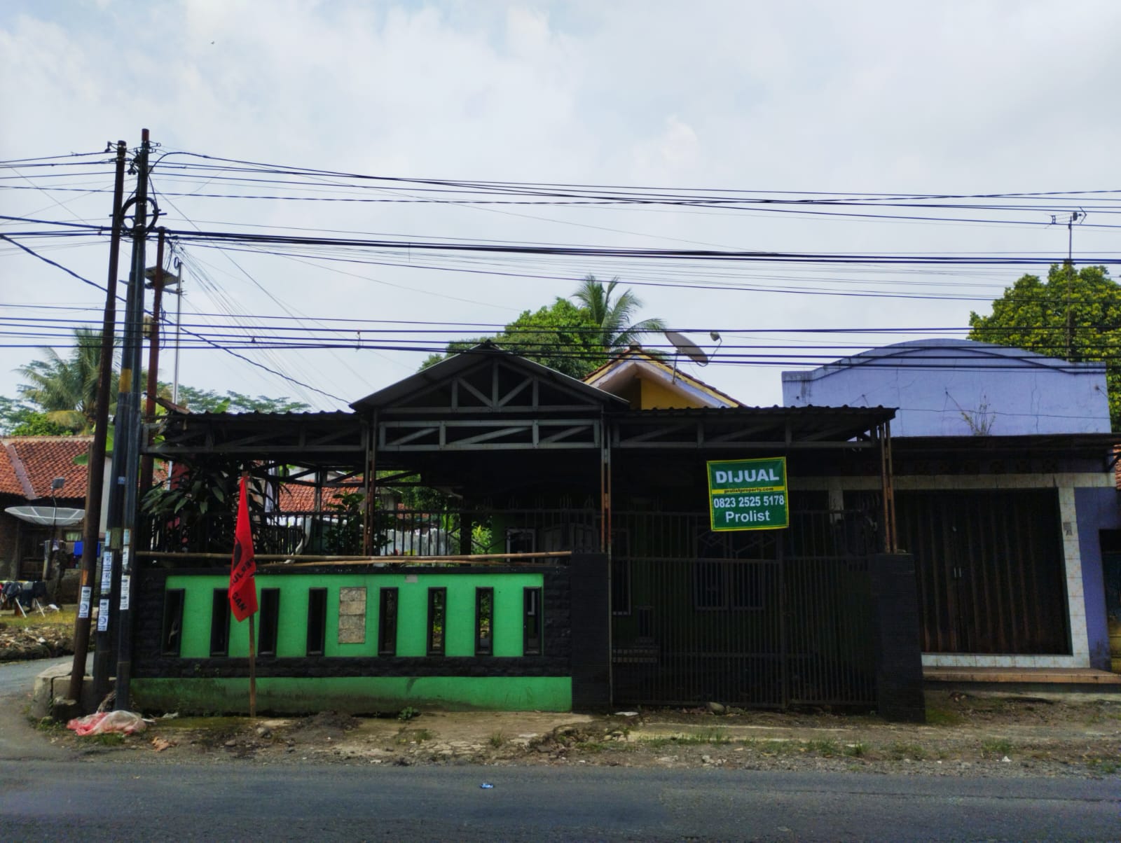 Dijual Tanah Bonus Rumah Pinggir Jl Raya Bojongsari Purbalingga - JL Bojongsari Purbalingga (dekat indomaret)