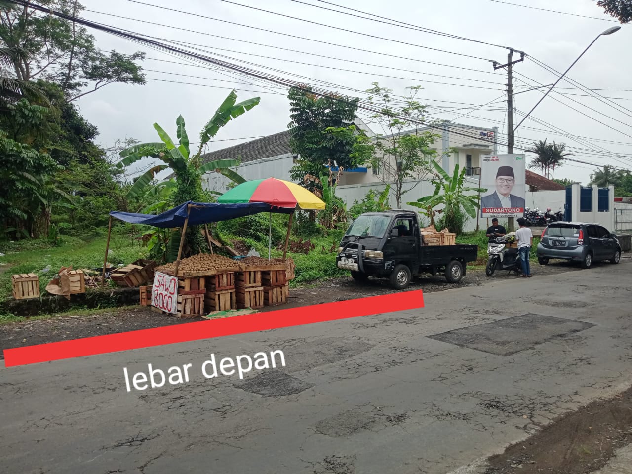 Dijual Tanah Pinggir Jalan Alternatif Purwokerto - Purbalingga 5 Menit ke Unsud