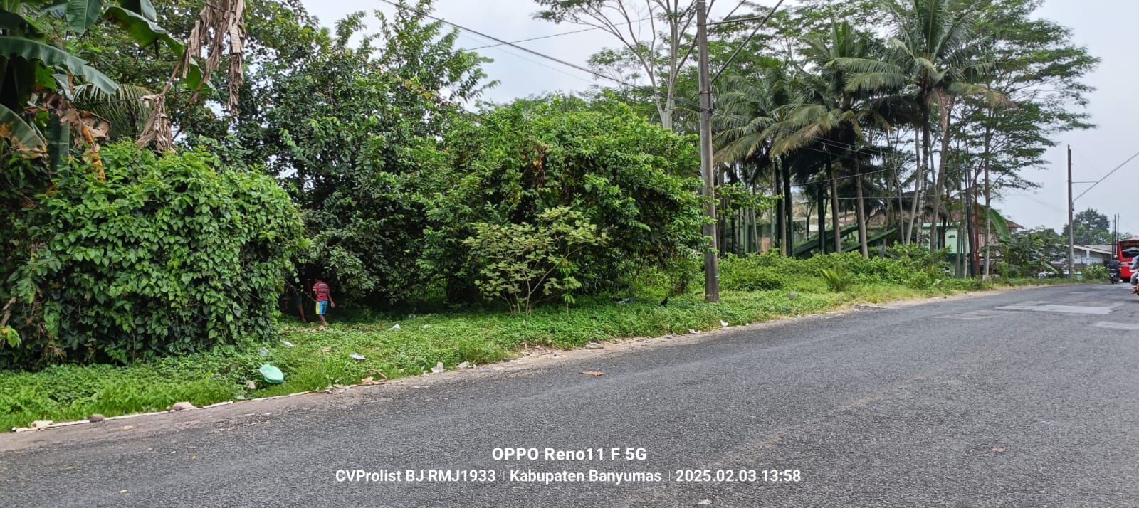 Dijual Tanah Rata Dengan Jalan, 1,5 Menit Ke Monumen Jendral Soedirman Karanglewas