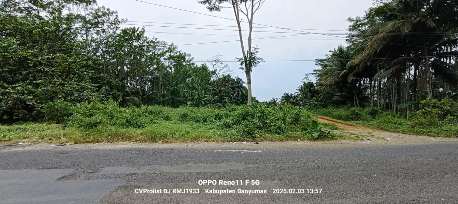 Dijual Tanah Rata Dengan Jalan, 1,5 Menit Ke Monumen Jendral Soedirman Karanglewas