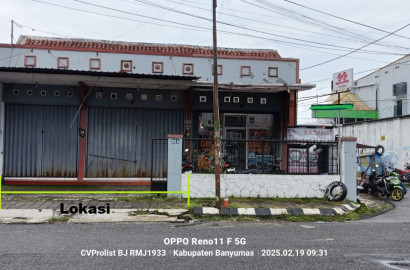 Dijual Toko Ditengah Kota,  1/2 Menit ke BRI Cabang Purwokerto