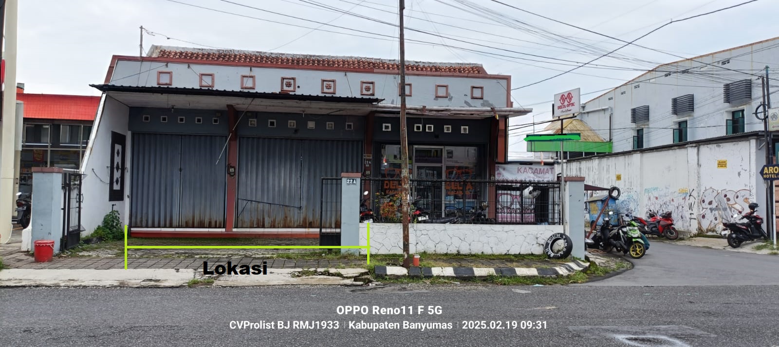 Dijual Toko Ditengah Kota,  1/2 Menit ke BRI Cabang Purwokerto