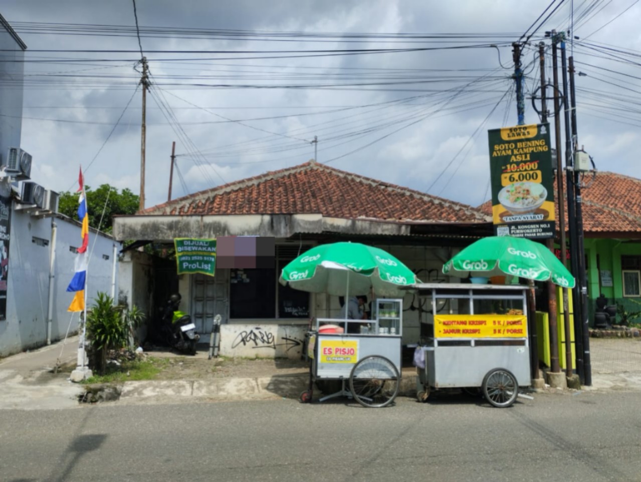 Dijual Tanah Bonus Bangunan Tua 750 m ke Alun-alun Purwokerto