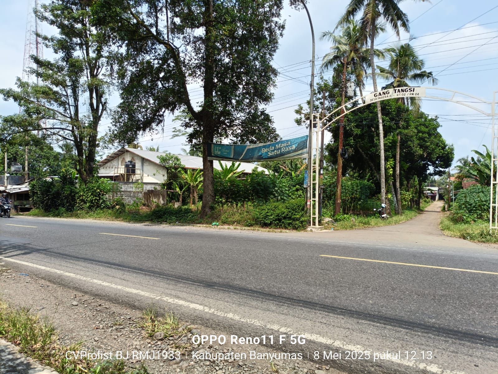 Dijual Tanah Dipinggir Jalan Provinsi Cilongok Ajibarang