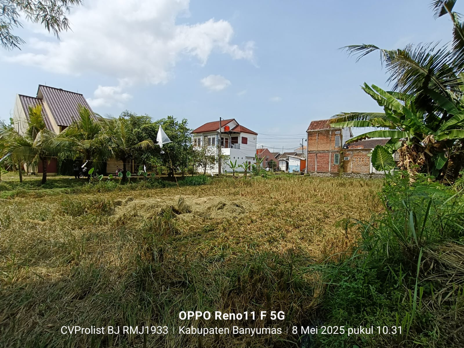 Dijual Tanah Dapat Akses 2 Jalan Di Perumahan Purwokerto Barat
