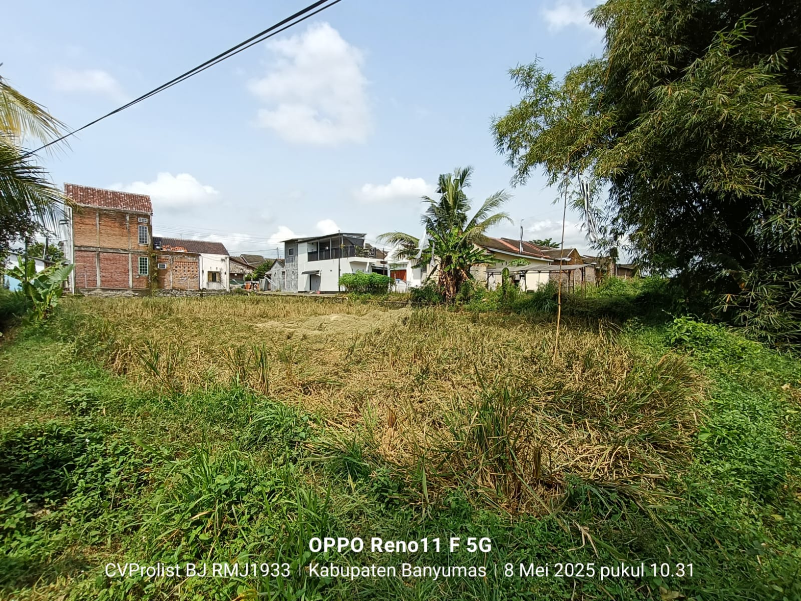 Dijual Tanah Dapat Akses 2 Jalan Di Perumahan Purwokerto Barat
