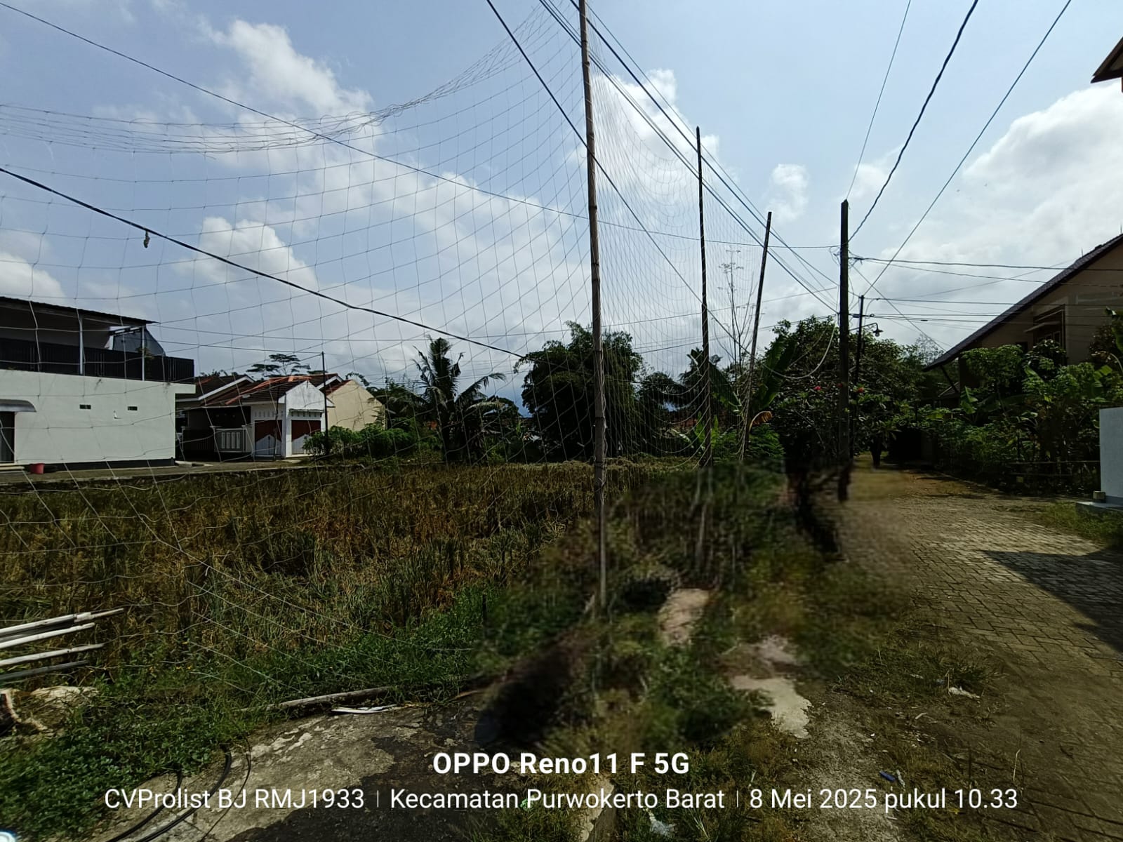 Dijual Tanah Dapat Akses 2 Jalan Di Perumahan Purwokerto Barat