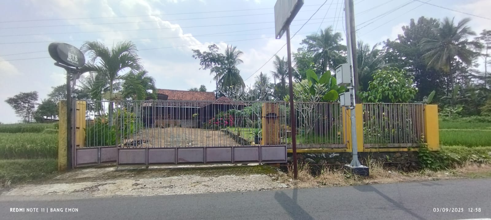 TANAH BANGUNAN EX RUMAH MAKAN BANGUNAN PENDOPO FULL KAYU JATI, KARANGTENGAH CILONGOK