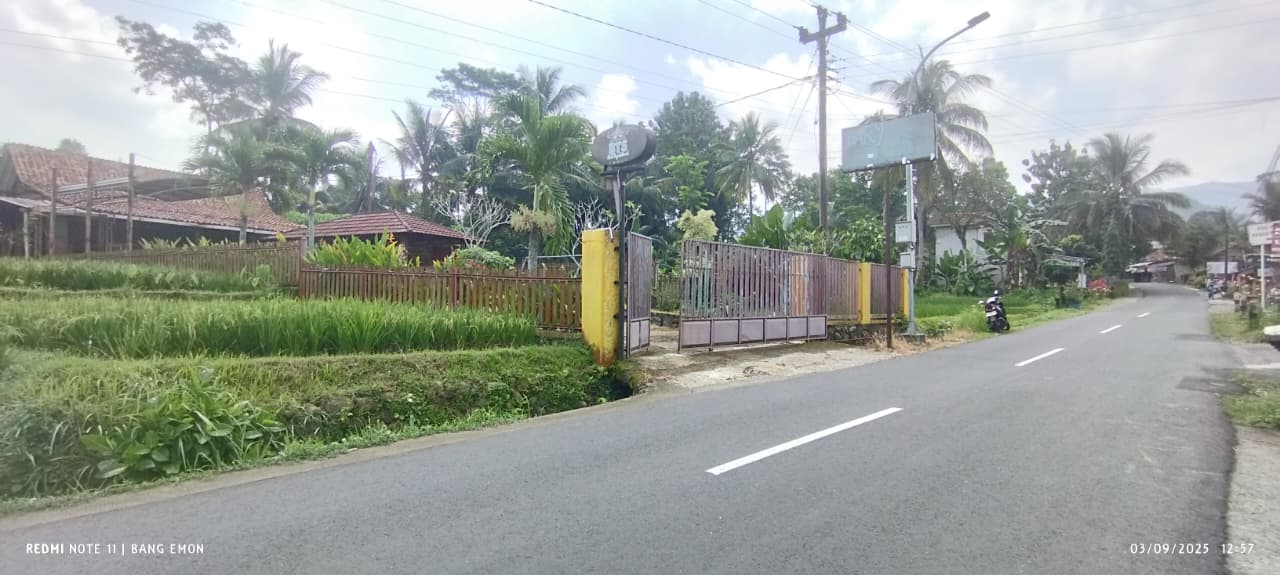 TANAH BANGUNAN EX RUMAH MAKAN BANGUNAN PENDOPO FULL KAYU JATI, KARANGTENGAH CILONGOK