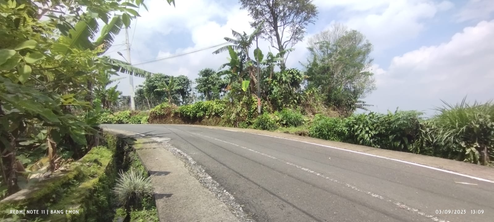 TANAH 5.300 M2 HAWA ADEM COCOK VILLA, KULINER, 900 M  KE WISATA GERMANGGIS