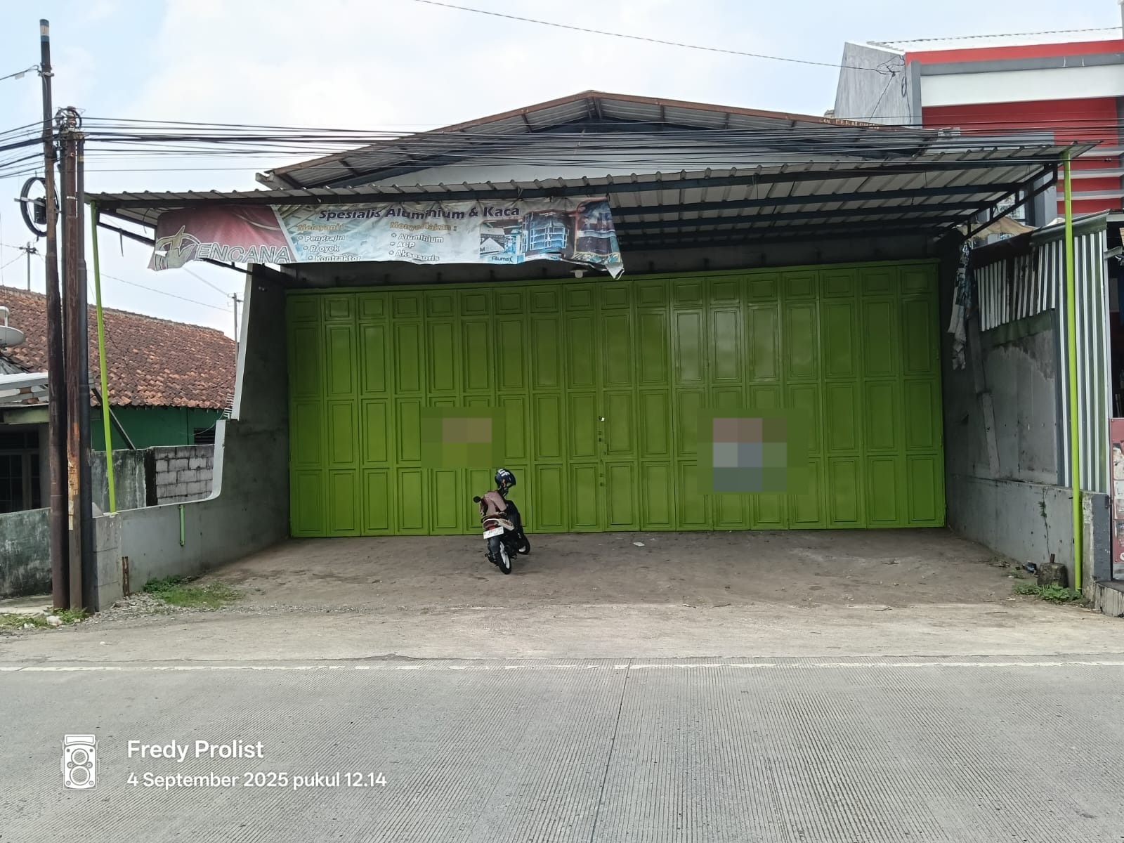 Disewakan Bangunan Toko Cocok Untuk Usaha Bengkel Atau Pertukangan - Gerilya